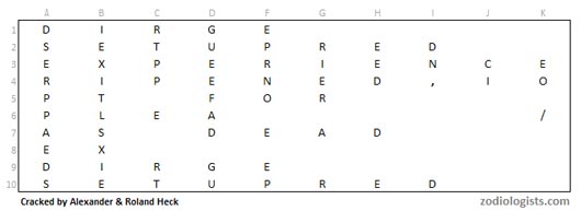 Zodiac 63 Cipher
